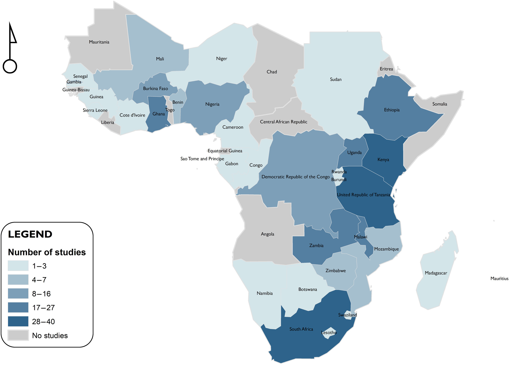 Thumbnail diagram of systematic mapping review for Sub-Saharan Africa